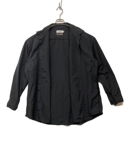 Graphpaper（グラフペーパー）Graphpaper (グラフペーパー) is-ness (イズネス) Garment Dyed Ventilation Long Sleeve Shirt グレー サイズ:FREEの古着・服飾アイテム