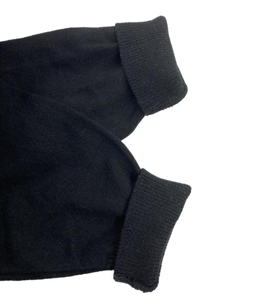 米冨繊維（ヨネトミ）米冨繊維 (ヨネトミ) New Basic Wave Cotton Knit Pullover コットンニット ブラック サイズ:2の古着・服飾アイテム