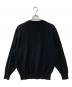 米冨繊維 (ヨネトミ) New Basic Wave Cotton Knit Pullover コットンニット ブラック サイズ:2：8000円