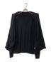 中古・古着 crepuscule (クレプスキュール) ARKNETS (アークネッツ) Silk Linen Zip CD シルクリネンカーディガン ブラック サイズ:2：13000円