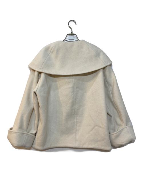 CELFORD（セルフォード）CELFORD (セルフォード) ビッグカラーショートコート アイボリー サイズ:FREEの古着・服飾アイテム