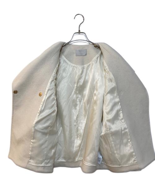 CELFORD（セルフォード）CELFORD (セルフォード) ビッグカラーショートコート アイボリー サイズ:FREEの古着・服飾アイテム