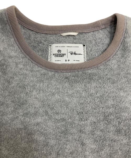 Ron Herman（ロンハーマン）Ron Herman (ロンハーマン) REIGNING CHAMP (レイニングチャンプ) 別注クルーネックスウェット グレー サイズ:Sの古着・服飾アイテム