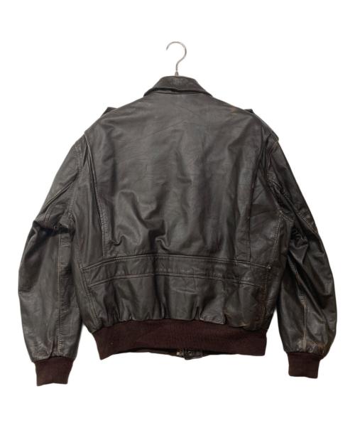 serge&herve pariente（サージ・アンド・エルヴ・パリエンテ）serge&herve pariente (サージ・アンド・エルヴ・パリエンテ) A-2タイプレザージャケット ブラウン サイズ:48の古着・服飾アイテム