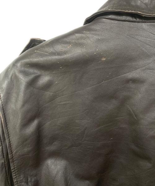 serge&herve pariente（サージ・アンド・エルヴ・パリエンテ）serge&herve pariente (サージ・アンド・エルヴ・パリエンテ) A-2タイプレザージャケット ブラウン サイズ:48の古着・服飾アイテム