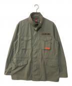 ALPHA×FATアルファ×エフエーティー）の古着「M-65ミリタリージャケット　MILITARY JACKET コラボアイテム」｜グリーン