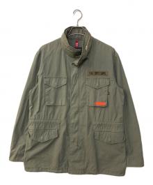 ALPHA×FAT（アルファ×エフエーティー）の古着「M-65ミリタリージャケット　MILITARY JACKET コラボアイテム」｜グリーン