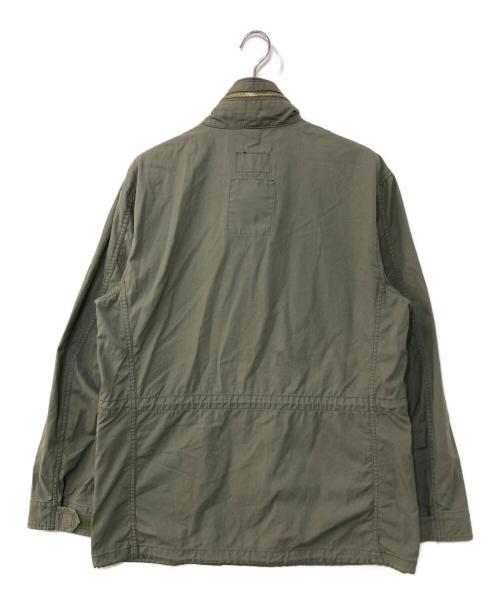ALPHA（アルファ）ALPHA (アルファ) FAT (エフエーティー) M-65ミリタリージャケット　MILITARY JACKET コラボアイテム グリーン サイズ:3Lの古着・服飾アイテム