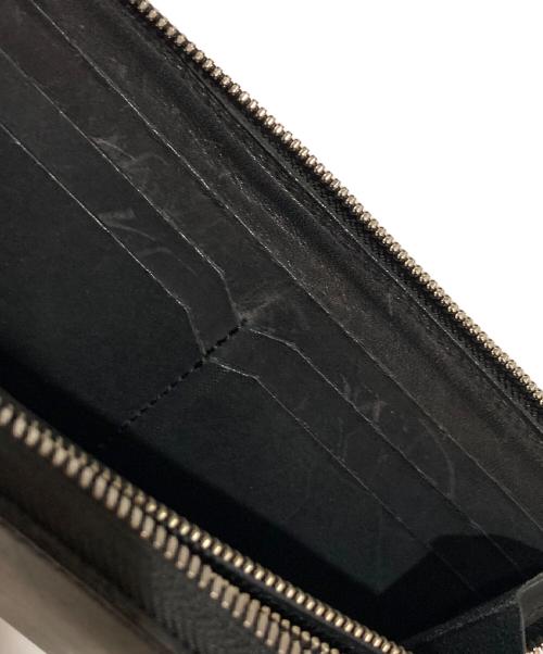 RED MOON（レッドムーン）RED MOON (レッドムーン) PAILOT RIVER ラウンドジッパーウォレット ブラックの古着・服飾アイテム