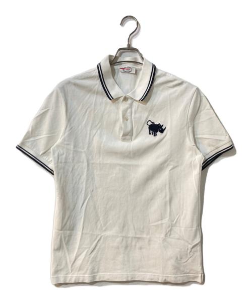 PRADA（プラダ）PRADA (プラダ) ポロシャツ ホワイト サイズ:Lの古着・服飾アイテム