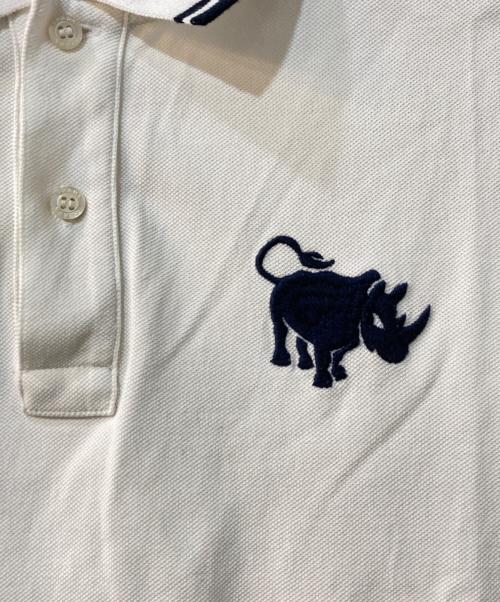 PRADA（プラダ）PRADA (プラダ) ポロシャツ ホワイト サイズ:Lの古着・服飾アイテム