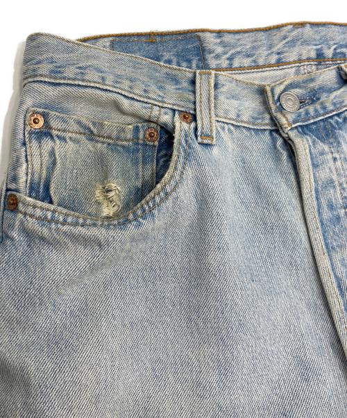 LEVIS（リーバイス）LEVIS (リーバイス) 90`S501デニムパンツ　ダメージデニムパンツ　工場番号553 インディゴ サイズ:W32の古着・服飾アイテム
