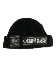 FRED PERRY×ART COMES FIRST（フレッドペリー×アートカムズファースト）の古着「ニット帽」｜ブラック