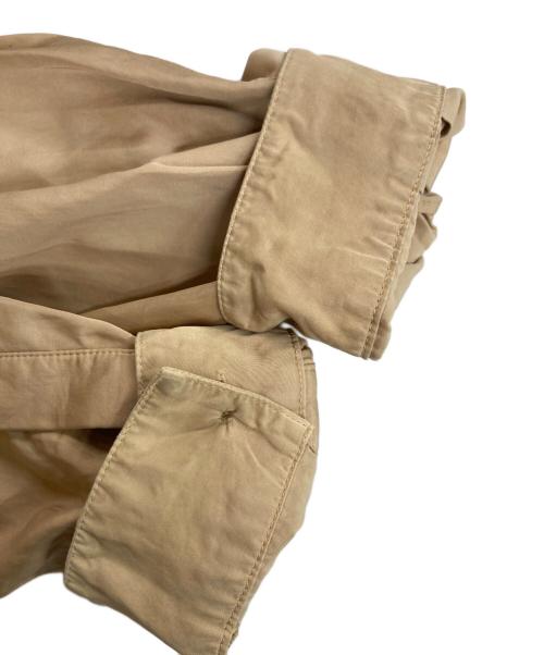 MM6 Maison Margiela（エムエムシックスメゾンマルジェラ）MM6 Maison Margiela (エムエムシックスメゾンマルジェラ) サテンL/Sシャツ ベージュ サイズ:38の古着・服飾アイテム