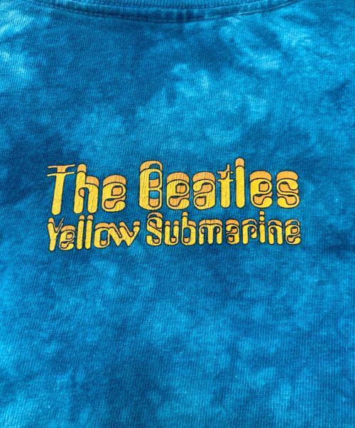 THE BEATLES（ビートルズ）THE BEATLES (ビートルズ) 90`sバンドサウンドトラックTee ブルー サイズ:LARGEの古着・服飾アイテム