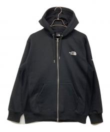 THE NORTH FACE（ザ ノース フェイス）の古着「SQUARE LOGO FULLZIP」｜ブラック