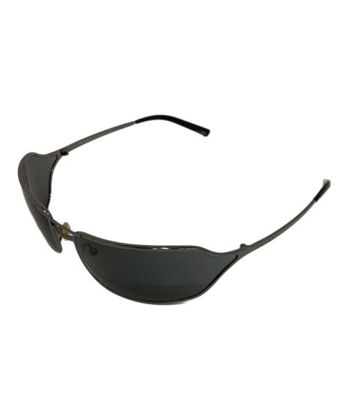 PRADA（プラダ）PRADA (プラダ) セミスクエアサングラス グレーの古着・服飾アイテム