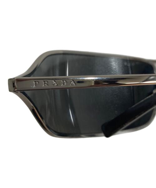 PRADA（プラダ）PRADA (プラダ) セミスクエアサングラス グレーの古着・服飾アイテム
