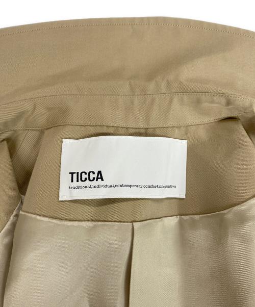 ticca（ティッカ）ticca (ティッカ) miniテントトレンチコート ベージュ サイズ:1の古着・服飾アイテム