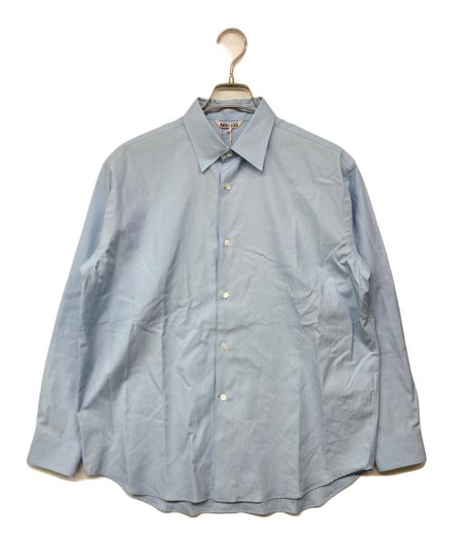 AURALEE（オーラリー）AURALEE (オーラリー) WASHED FINX TWILL SHIR ブルー サイズ:1の古着・服飾アイテム