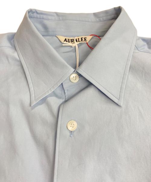 AURALEE（オーラリー）AURALEE (オーラリー) WASHED FINX TWILL SHIR ブルー サイズ:1の古着・服飾アイテム