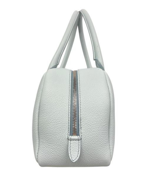 HIROFU（ヒロフ）HIROFU (ヒロフ) レザーハンドバッグM ブルーの古着・服飾アイテム