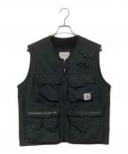 Carhartt WIPカーハート ワーク イン プログレス）の古着「Elmwood Vest エルムウッドベスト」｜ブラック