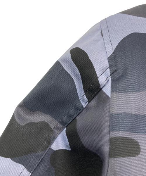 fostex garments（フォステックスガーメンツ）fostex garments (フォステックスガーメンツ) カモ柄 MA-1ジャケット ブルー サイズ:SMALLの古着・服飾アイテム