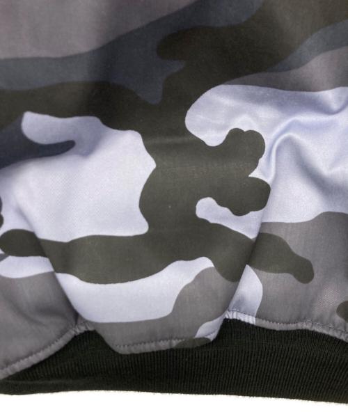 fostex garments（フォステックスガーメンツ）fostex garments (フォステックスガーメンツ) カモ柄 MA-1ジャケット ブルー サイズ:SMALLの古着・服飾アイテム