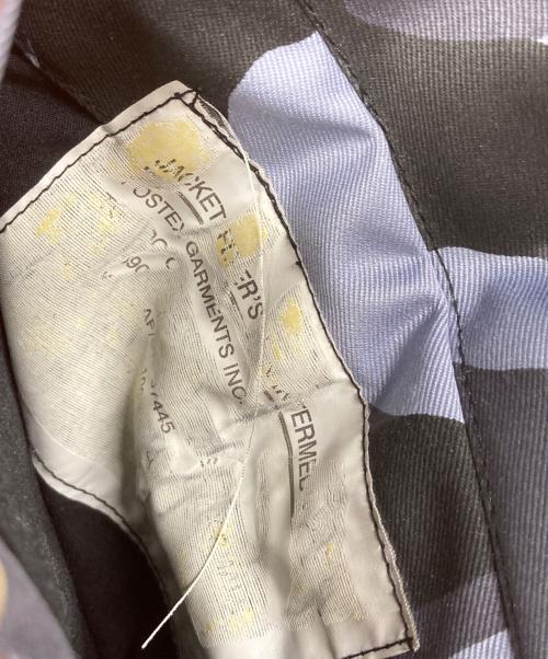 fostex garments（フォステックスガーメンツ）fostex garments (フォステックスガーメンツ) カモ柄 MA-1ジャケット ブルー サイズ:SMALLの古着・服飾アイテム