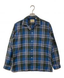 ARROW（アロー）の古着「60S チェックシャツ」｜ブルー