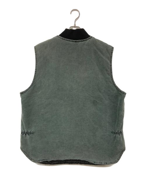 CarHartt（カーハート）CarHartt (カーハート) 90S ダックベスト キルティング アーティックベスト ハンターグリーン  グリーン サイズ:XLの古着・服飾アイテム