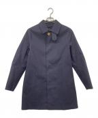 MACKINTOSHマッキントッシュ）の古着「ゴム引きステンカラーコート」｜ネイビー