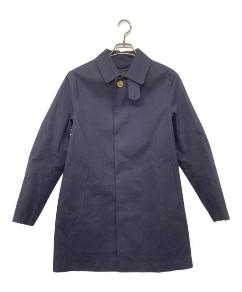 MACKINTOSH（マッキントッシュ）MACKINTOSH (マッキントッシュ) ゴム引きステンカラーコート ネイビー サイズ:34の古着・服飾アイテム