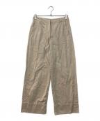 'S Max Maraエスマックスマーラ）の古着「コットンワイドパンツ」｜ベージュ