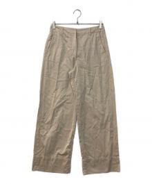 'S Max Mara（エスマックスマーラ）の古着「コットンワイドパンツ」｜ベージュ