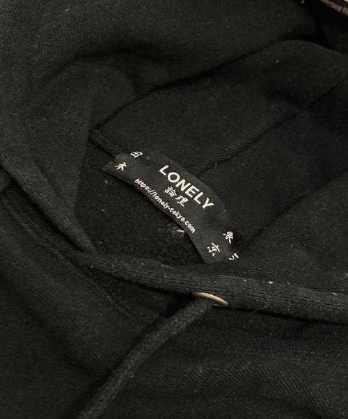 LONELY/論理（ロンリー）LONELY/論理 (ロンリー) 刃牙コラボ プルオーバーパーカー ブラック サイズ:XXLの古着・服飾アイテム