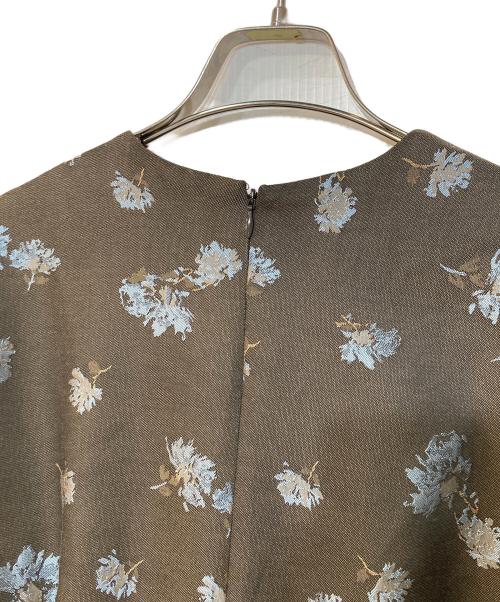 AMIRI（アミリ）AMIRI (アミリ) POSEY BLOOM JACQUARD JUMPSUIT オールインワン ブラウン×ブルー サイズ:Sの古着・服飾アイテム