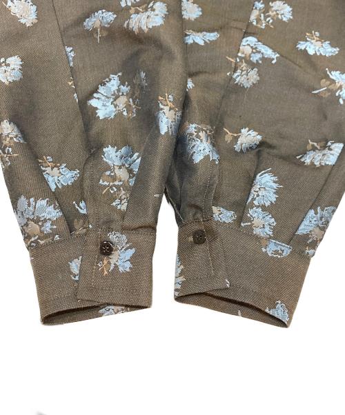 AMIRI（アミリ）AMIRI (アミリ) POSEY BLOOM JACQUARD JUMPSUIT オールインワン ブラウン×ブルー サイズ:Sの古着・服飾アイテム