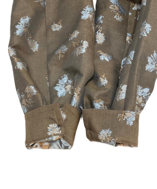 AMIRI（アミリ）AMIRI (アミリ) POSEY BLOOM JACQUARD JUMPSUIT オールインワン ブラウン×ブルー サイズ:Sの古着・服飾アイテム