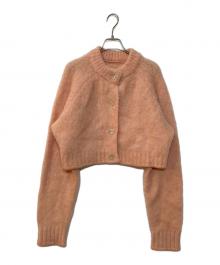 TODAYFUL（トゥデイフル）の古着「Brashed Knit Cardigan」｜ピンク