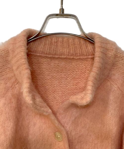 TODAYFUL（トゥデイフル）TODAYFUL (トゥデイフル) Brashed Knit Cardigan ピンク サイズ:Fの古着・服飾アイテム