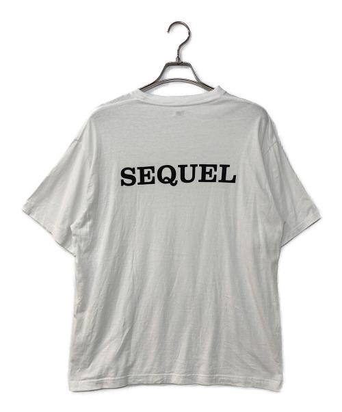 SEQUEL（シークエル）SEQUEL (シークエル) プリントTシャツ ホワイト サイズ:Lの古着・服飾アイテム