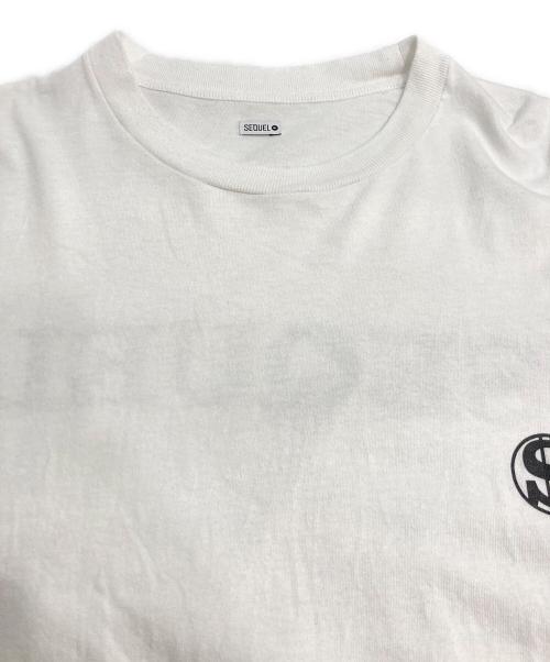 SEQUEL（シークエル）SEQUEL (シークエル) プリントTシャツ ホワイト サイズ:Lの古着・服飾アイテム