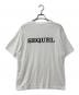SEQUEL (シークエル) プリントTシャツ ホワイト サイズ:L：5000円