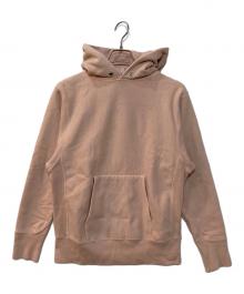 ATON（エイトン）の古着「NATURAL DYE URAKE HOODIE」｜ピンク