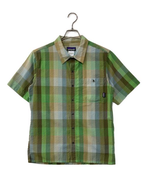 Patagonia（パタゴニア）Patagonia (パタゴニア) パッカーウェアシャツ グリーン サイズ:Sの古着・服飾アイテム