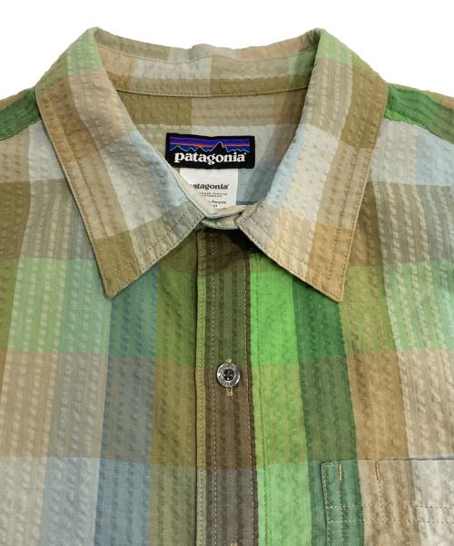 Patagonia（パタゴニア）Patagonia (パタゴニア) パッカーウェアシャツ グリーン サイズ:Sの古着・服飾アイテム