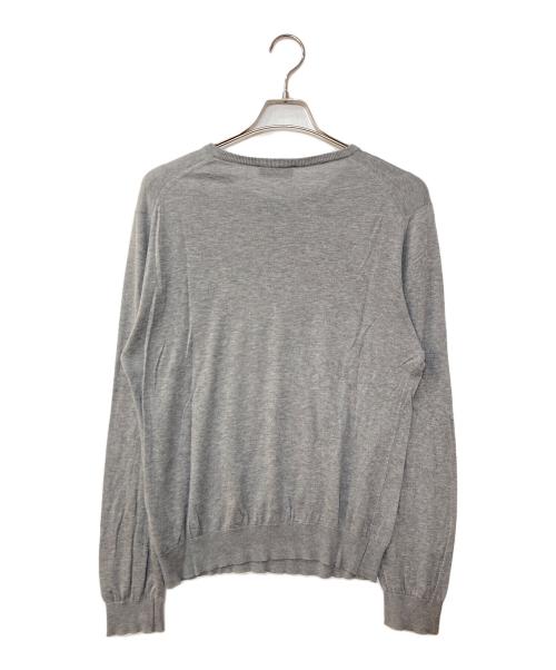 JOHN SMEDLEY（ジョンスメドレー）JOHN SMEDLEY (ジョンスメドレー) コットンクルーネックニット グレー サイズ:Mの古着・服飾アイテム