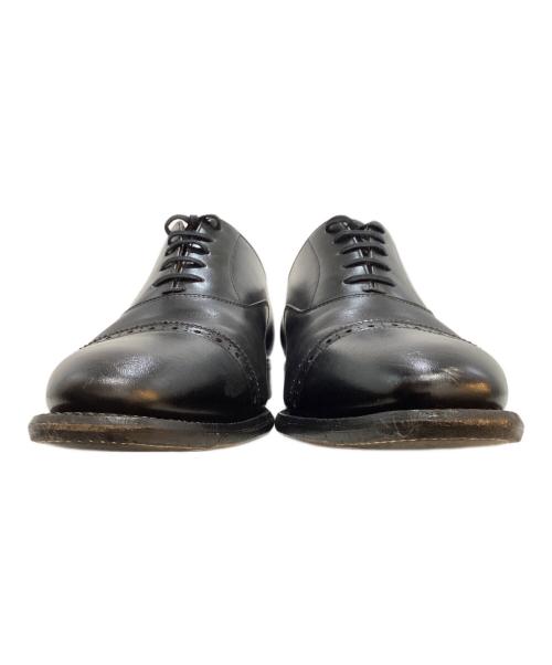 SCOTCH GRAIN（スコッチグレイン）SCOTCH GRAIN (スコッチグレイン) キャップトゥドレスシューズ ブラック サイズ:25の古着・服飾アイテム